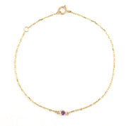 Dahlia Birthstone Bracelet