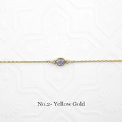 Three-Stone Bracelet, Unheated Madagascar Sapphire