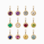 Dahlia Birthstone Charm 3mm