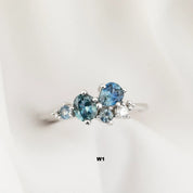 Stardust Cluster Ring, Five Stones