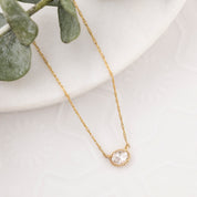 Dahlia 0.19ct Rose Cut Diamond Necklace