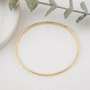3mm Gold Diamond Bangle Bracelet