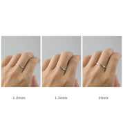 Half-Round Straight Band (1.3-2.0mm)