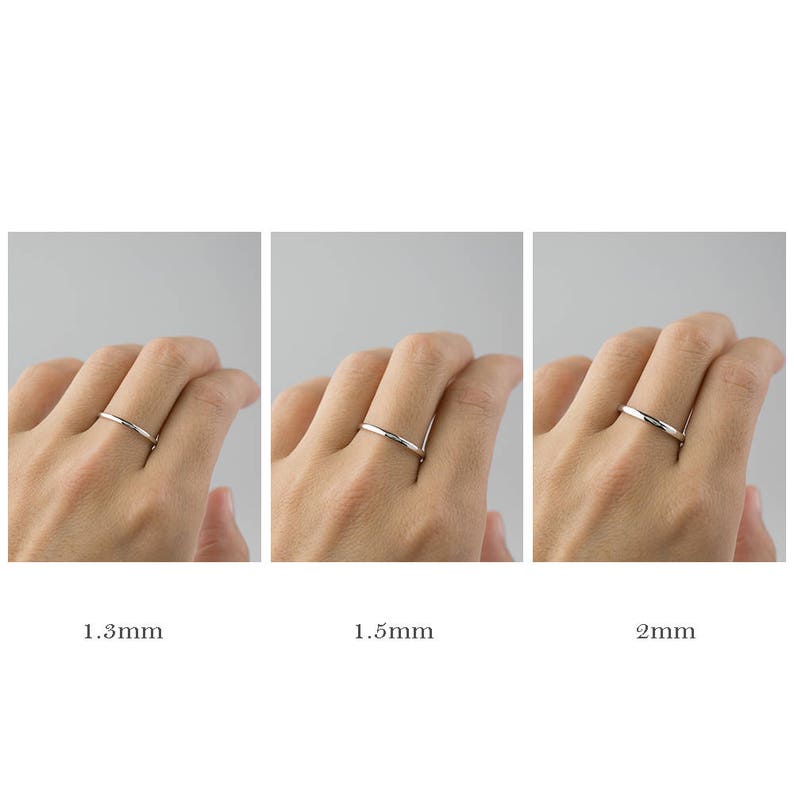 Half-Round Straight Band (1.3-2.0mm)