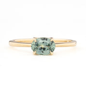 Sara Ring, 1.04ct Montana Sapphire, oval shape gemstone