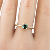 Audrey Ring, 0.70ct Queensland Sapphire