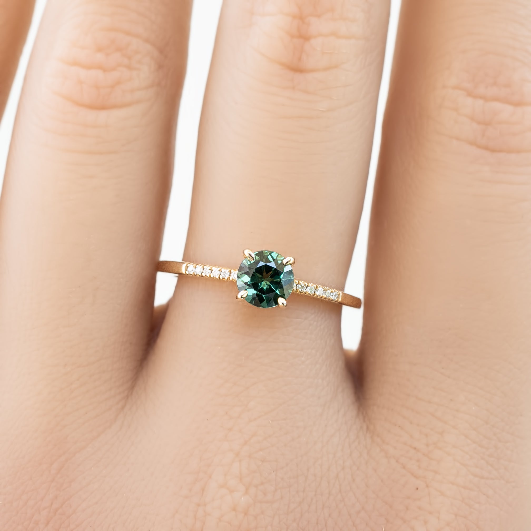 Audrey Ring, 0.70ct Queensland Sapphire
