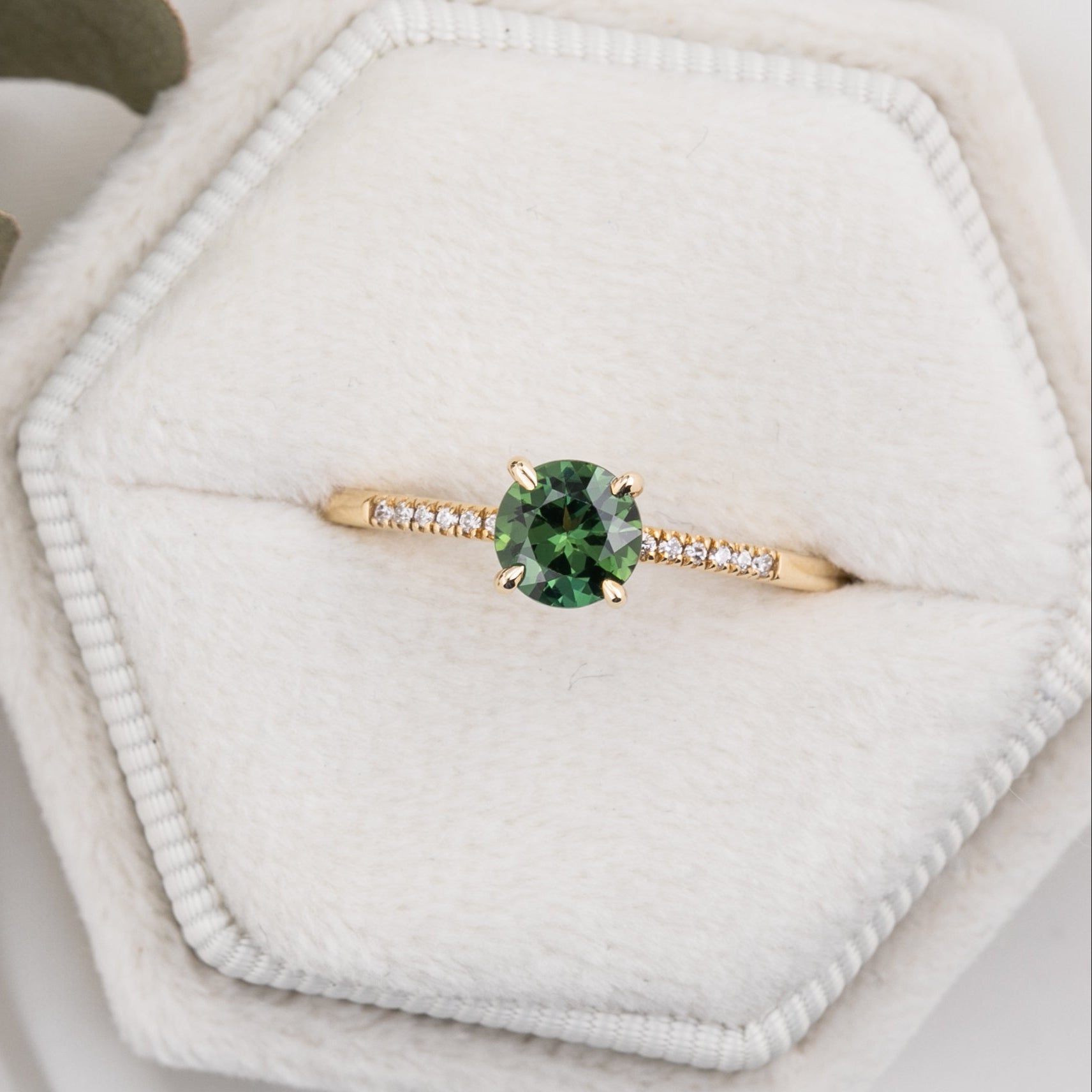 Audrey Ring, 0.70ct Queensland Sapphire