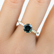 Maria Luxe Grand Ring, 1.58ct Queensland Sapphire