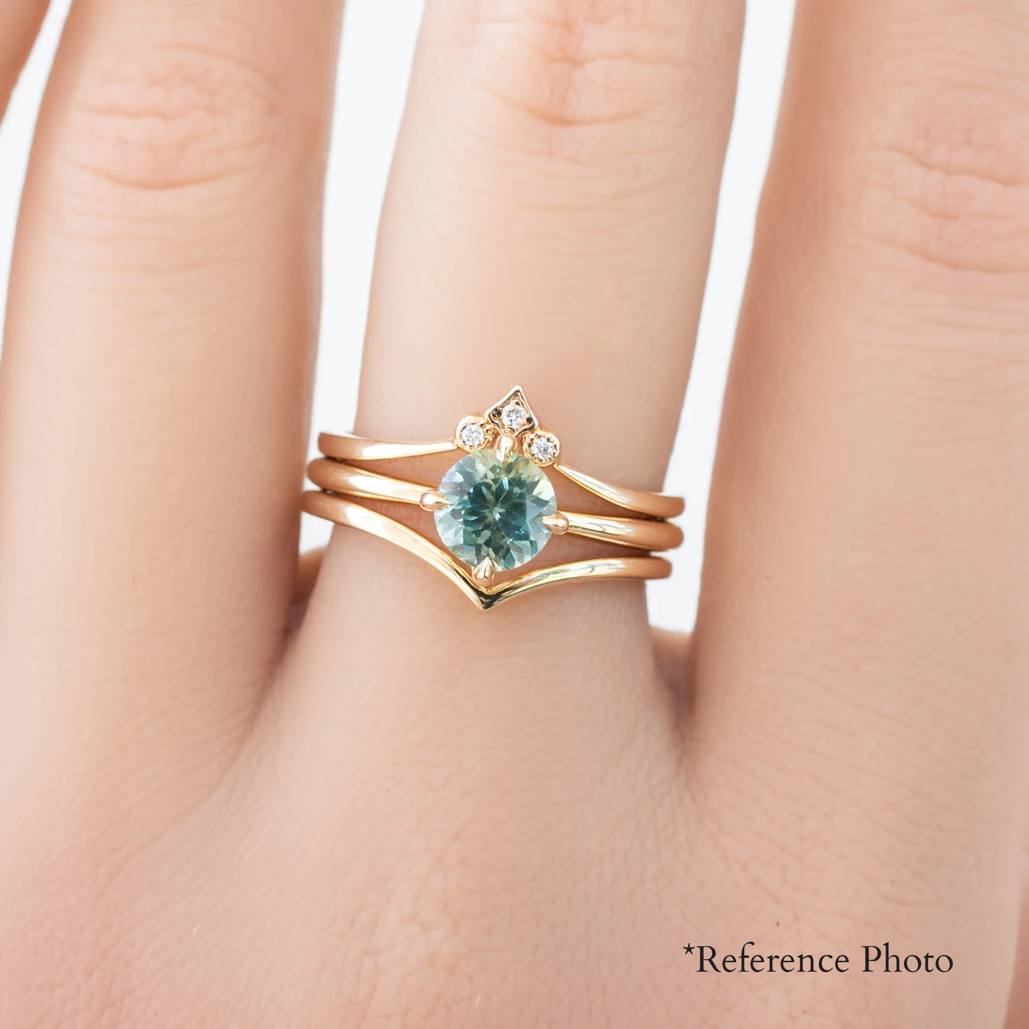 Alice Ring, 0.85ct Montana Sapphire