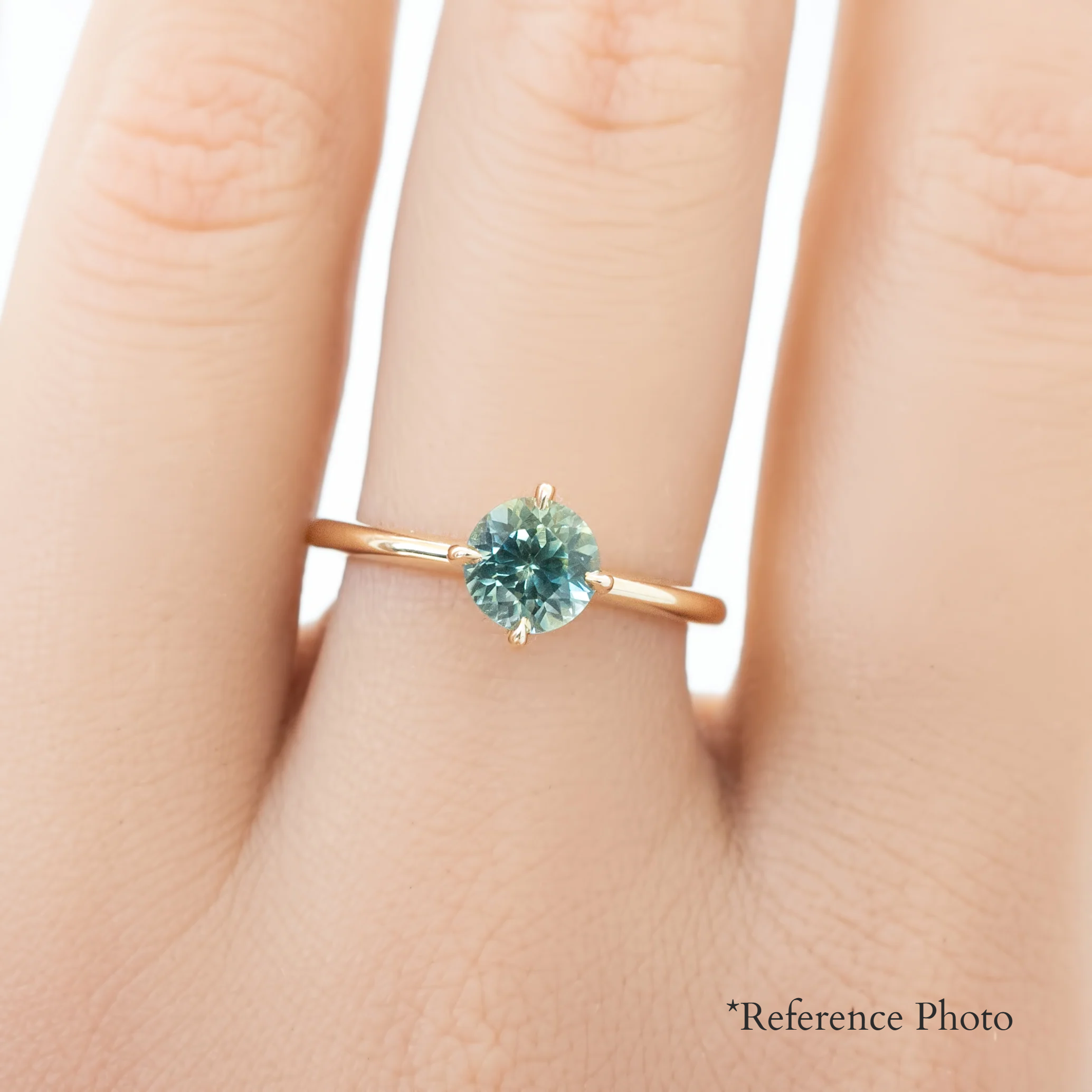 Alice Ring, 0.85ct Montana Sapphire