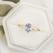 Floryn Ring, 1.22ct Unheated Sapphire, oval shape gemstone
