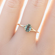 Kylie Ring, 0.60ct Madagascar Sapphire, oval shape gemstone