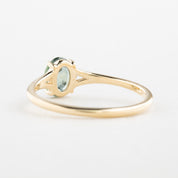 Kylie Ring, 0.60ct Madagascar Sapphire, oval shape gemstone