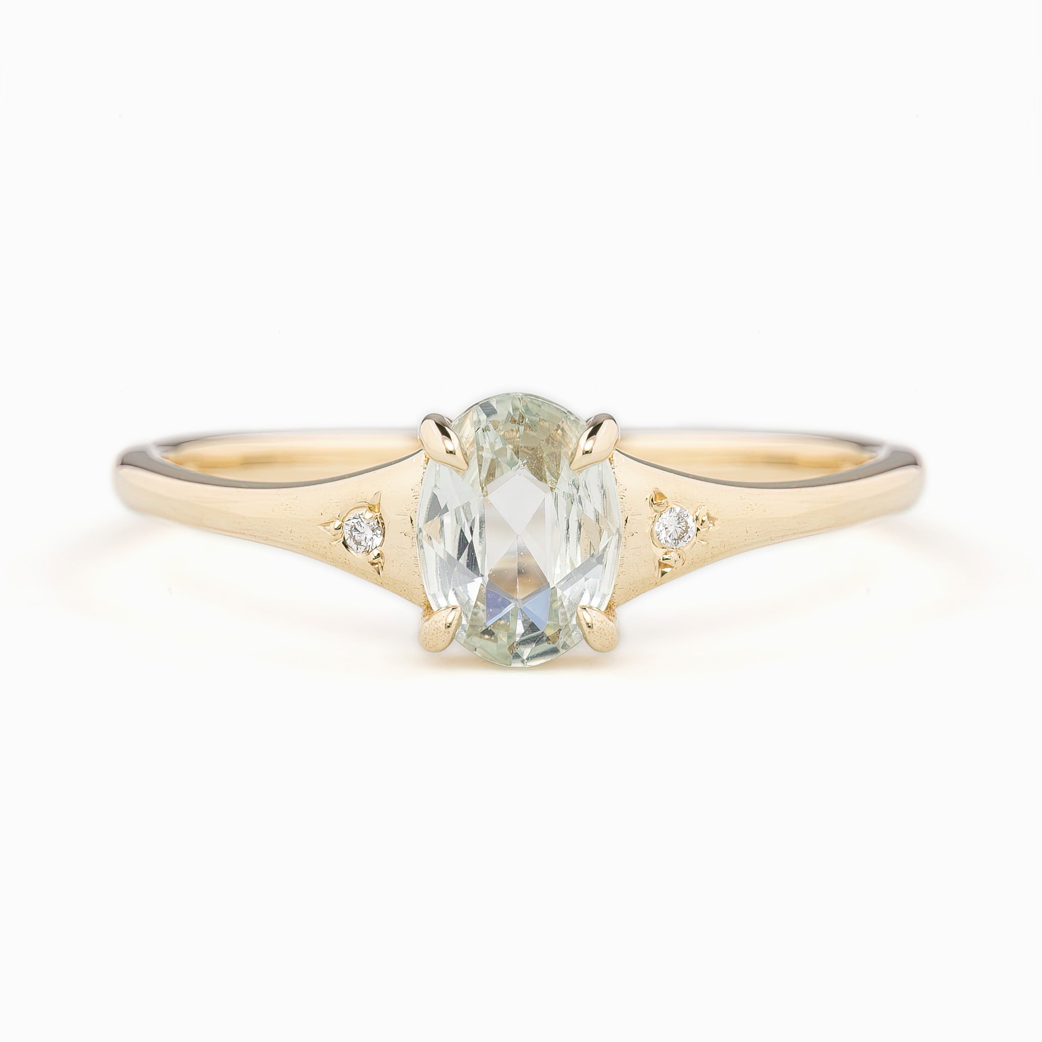 Piper Ring, 0.60ct Madagascar Sapphire, oval shape gemstone