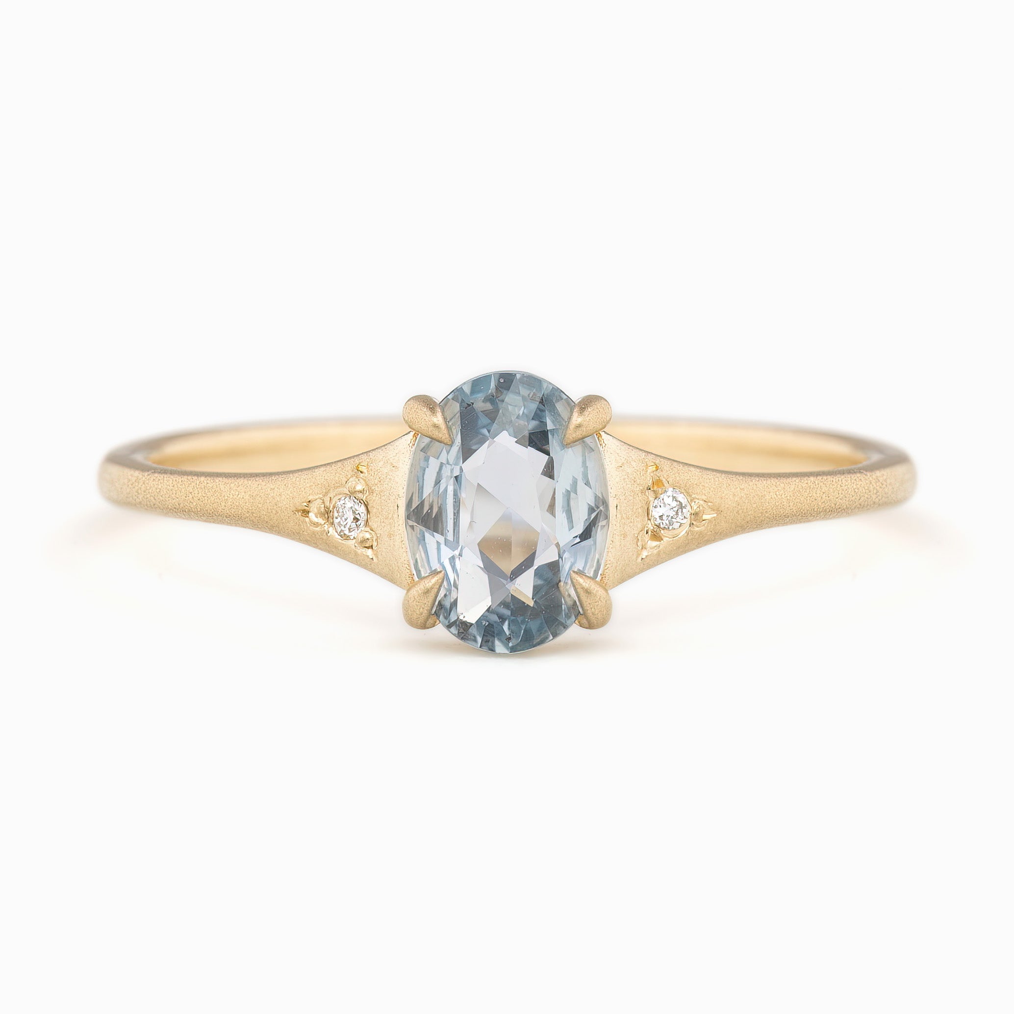 Piper Ring, 0.60ct Madagascar Sapphire, oval shape gemstone