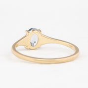 Piper Ring, 0.60ct Madagascar Sapphire, oval shape gemstone