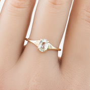 Piper Ring, 0.60ct Madagascar Sapphire, oval shape gemstone