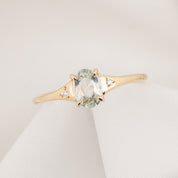Piper Ring, 0.60ct Madagascar Sapphire, oval shape gemstone