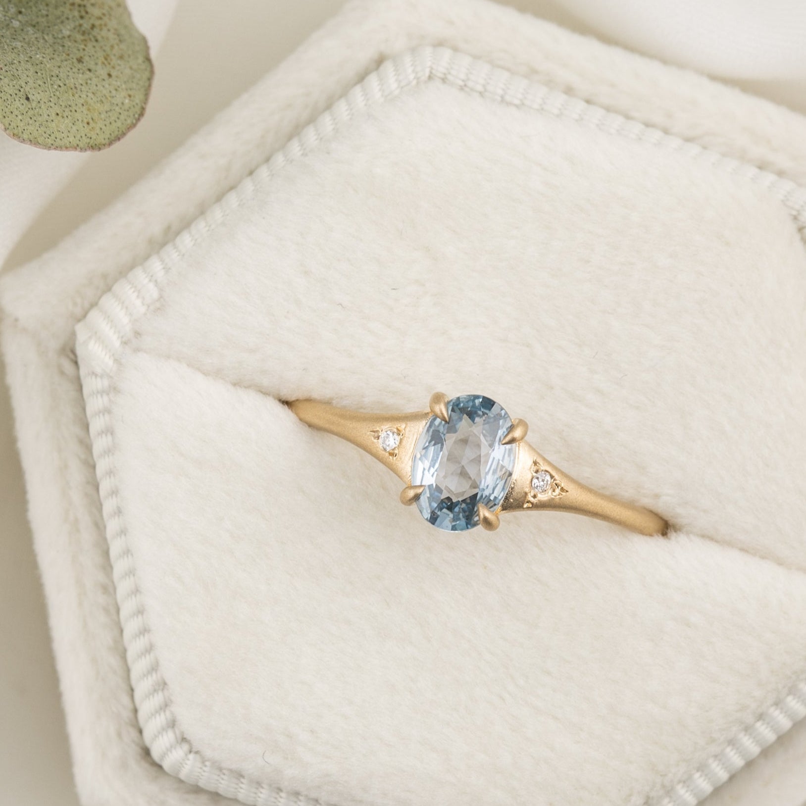 Piper Ring, 0.60ct Madagascar Sapphire, oval shape gemstone
