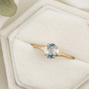 Piper Ring, 0.60ct Madagascar Sapphire, oval shape gemstone