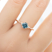 Sofia Ring, 0.66ct Montana Sapphire