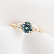 Estel Fleur Ring, 1.09ct Montana Sapphire