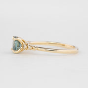 Estel Fleur Ring, 1.09ct Montana Sapphire