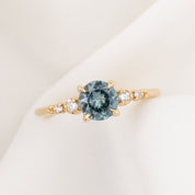 Estel Fleur Ring, 1.09ct Montana Sapphire