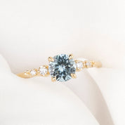 Estel Fleur Ring, 1.08ct Montana Sapphire