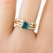 Floryn Ring, 2.16ct Green Australian Sapphire