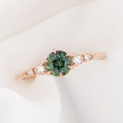 Estel Fleur Ring, 0.82ct Queensland Sapphire