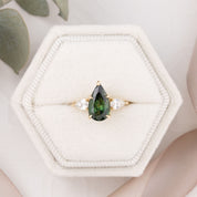 Claire Ring 2.02ct Green Sapphire, 14k Yellow Gold (One of a kind)