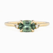 Emilie Ring, 0.83ct Madagascar Sapphire, oval shape gemstone