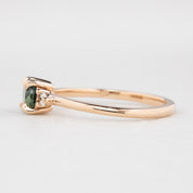 Emilie Ring, 0.88ct Madagascar Sapphire, oval shape gemstone