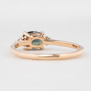 Emilie Ring, 0.88ct Madagascar Sapphire, oval shape gemstone