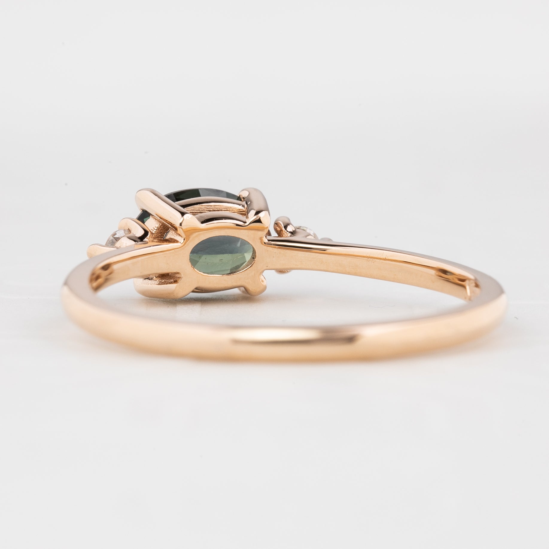 Emilie Ring, 0.88ct Madagascar Sapphire, oval shape gemstone