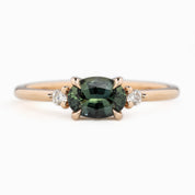 Emilie Ring, 0.88ct Madagascar Sapphire, oval shape gemstone
