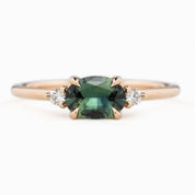 Emilie Ring, 0.77ct Madagascar Sapphire, oval shape gemstone