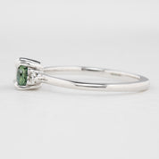 Emilie Ring, 0.97ct Madagascar Sapphire, oval shape gemstone