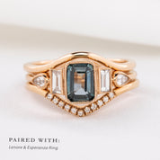 Edith Ring, 0.96ct Montana Sapphire