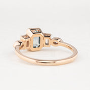 Edith Ring, 0.96ct Montana Sapphire