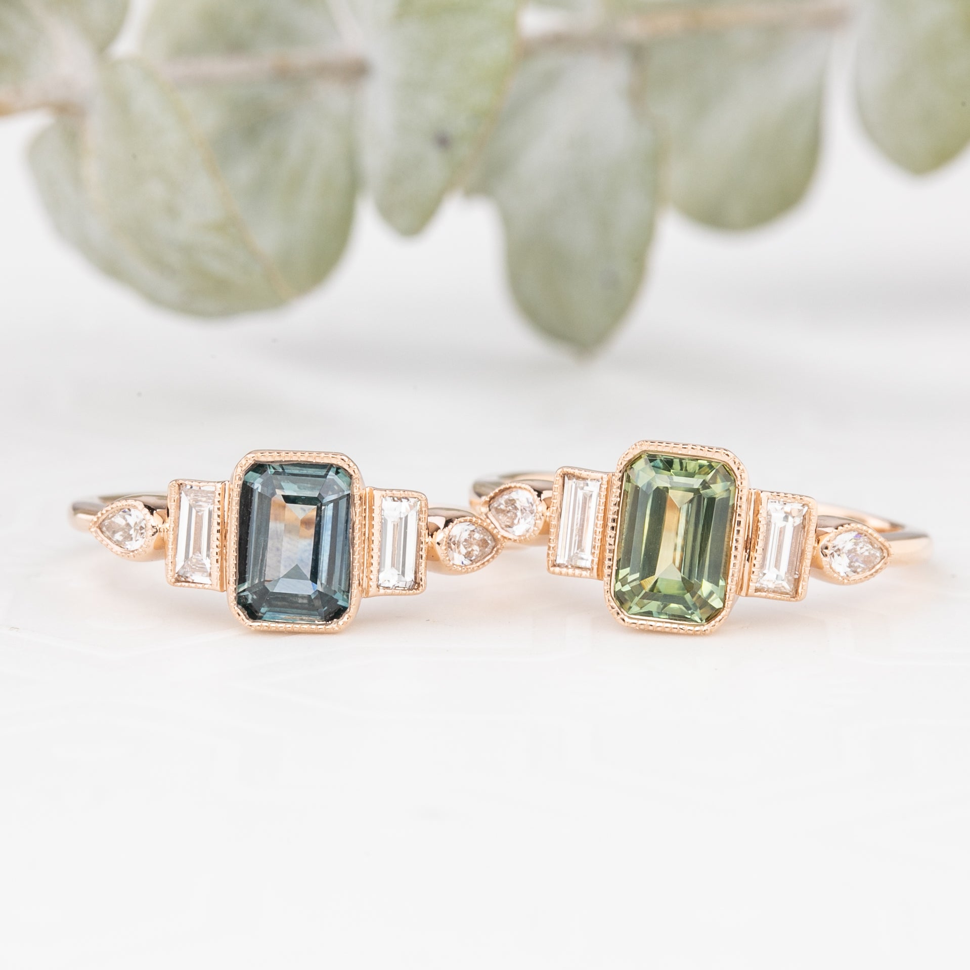 Edith Ring, 1.32ct Montana Sapphire
