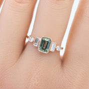 Edith Ring, 1.32ct Montana Sapphire