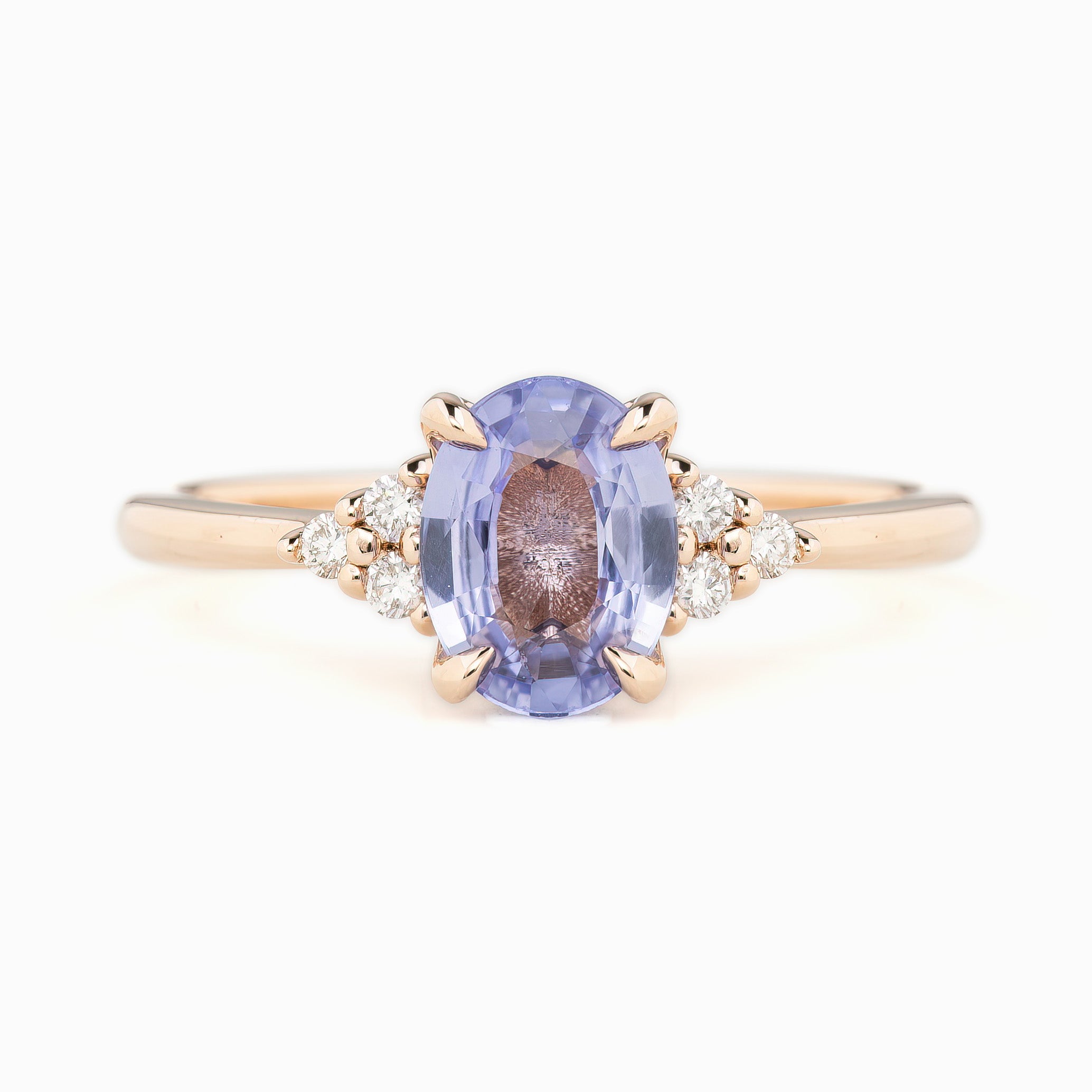 Teresa Ring, 1.13ct Unheated Sapphire, oval shape gemstone