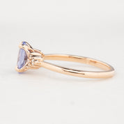 Teresa Ring, 1.13ct Unheated Sapphire, oval shape gemstone