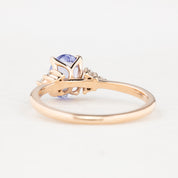 Teresa Ring, 1.13ct Unheated Sapphire, oval shape gemstone