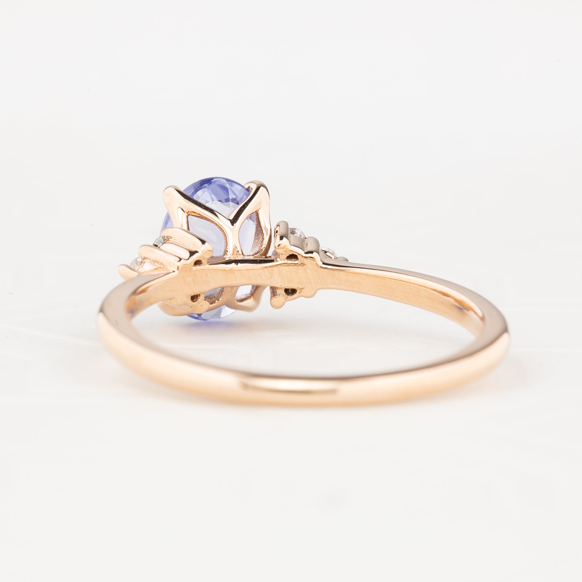 Teresa Ring, 1.13ct Unheated Sapphire, oval shape gemstone