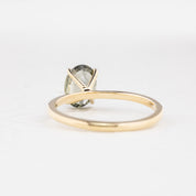 【一点物】ジェーンリング ・1.47ct・非加熱マダガスカル産グレーブルーサファイア・K14YG