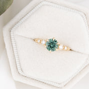 Estel Fleur Ring, 1.26ct Montana Sapphire